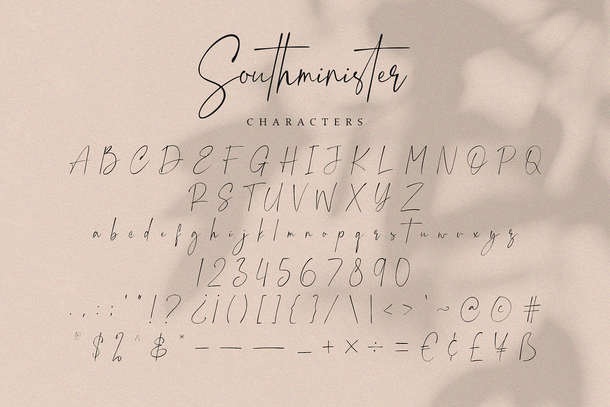 Southminister - Handwritten Script, a Script Font by Alpaprana (Photo 9 of 11)