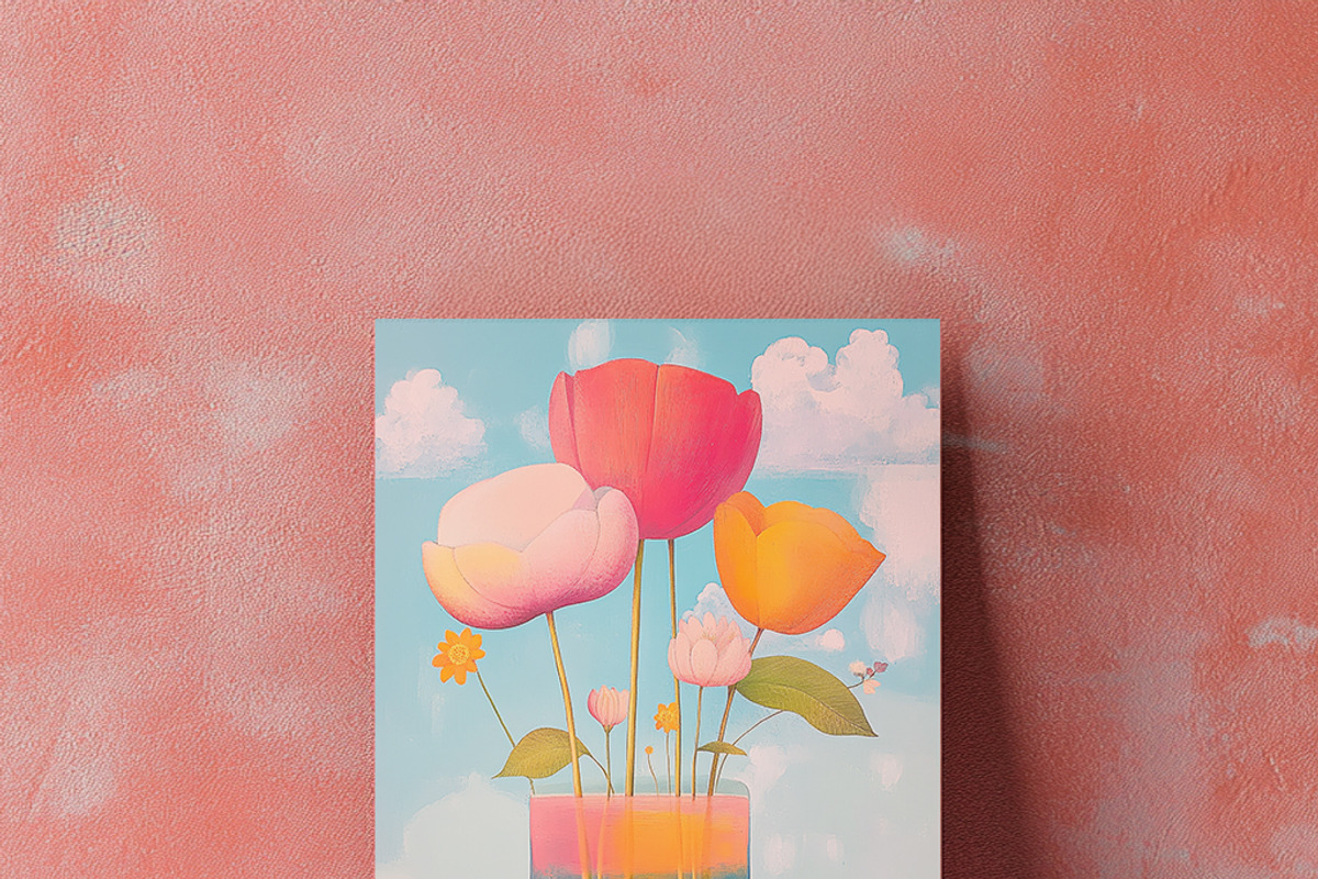 Spring Awakening Vibrant Papers, a Decorative Illustration by Fusion Dream (Photo 4 of 8)