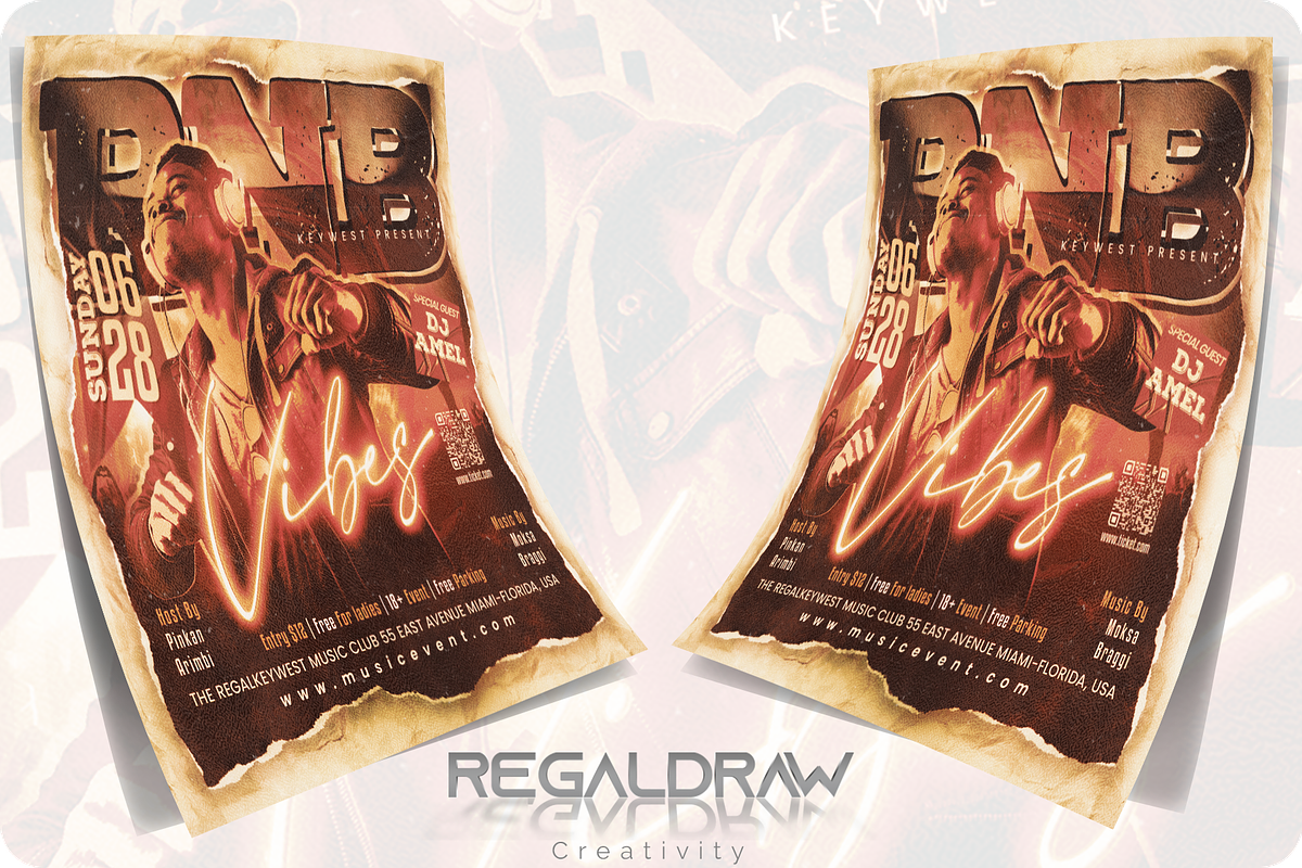 RNB Music Flyer, a Flyer Template by regalDRAW (Photo 3 of 4)