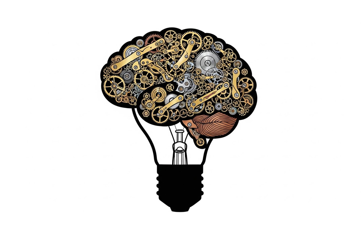 Creative Brain Light Bulb Bundle, an Object Illustration by Designs_River (Photo 20 of 29)
