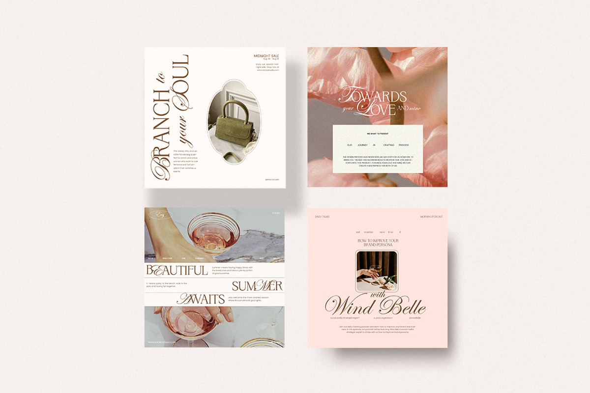 de Cher / Social Media Pack CANVA PS, a Social Media Template by Eviory (Photo 9 of 14)