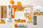 Watercolor Mandarin Fruits Vol. 1, a Food Illustration by Olga Begak Art & Design (Thumbnail 7 of 10)