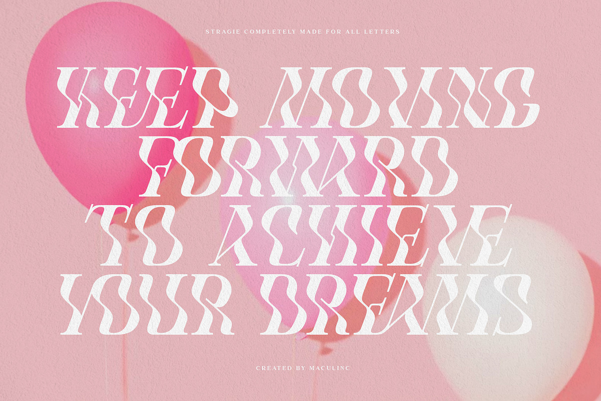 Stragie - Display Font, a Serif Font by Maculinc Type (Photo 2 of 12)