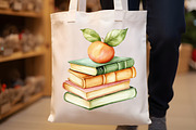 Watercolor Cute Peaches Garden Fruit, an Illustration by Rose Art (Thumbnail 7 of 7)