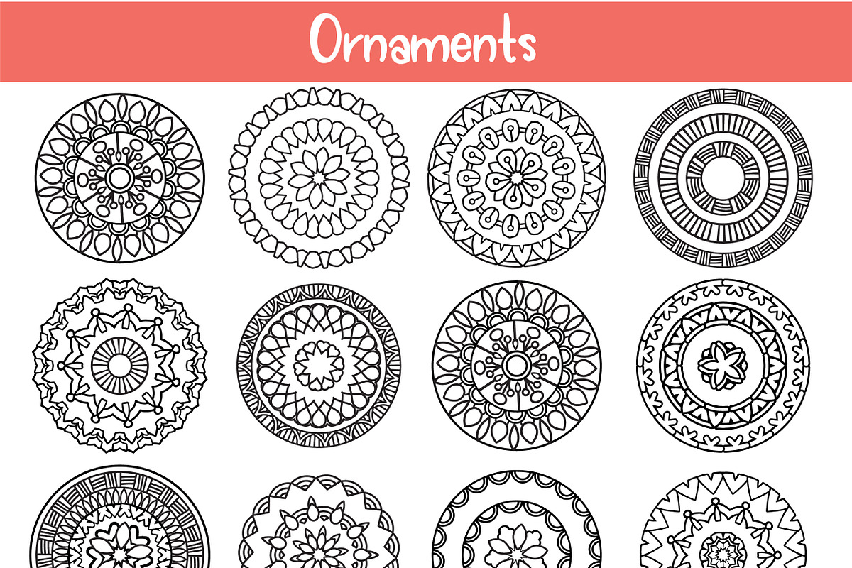 Floral Doodles Collection, a Decorative Illustration by Elinorka (Photo 6 of 14)