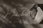 Manchester Signature Script, a Script Font by Creatype Studio (Thumbnail 1 of 9)