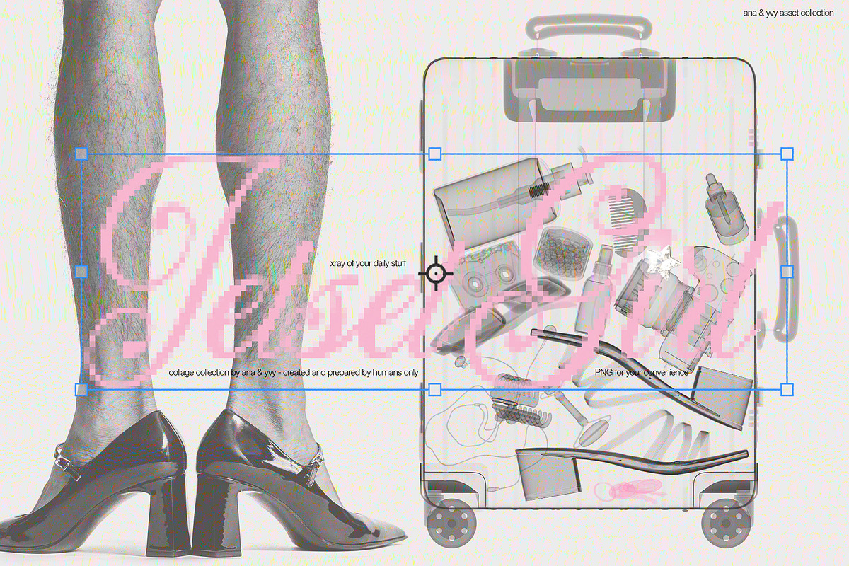 XRAY COLLAGE KIT | What's in my Bag, an Object Graphic by ana & yvy (Photo 2 of 20)