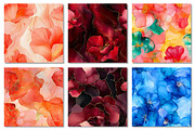Floral Marble Alcohol Ink Paper, a Texture Graphic by Dream Creation (Thumbnail 5 of 7)