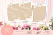 Wedding Invitation Template I1007, an Invitation Template by Love Meets Paper (Thumbnail 2 of 2)