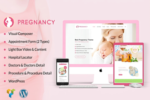 Pregnancy - IVF Fertility Clinic WP, a WordPress Template by ThemesRain