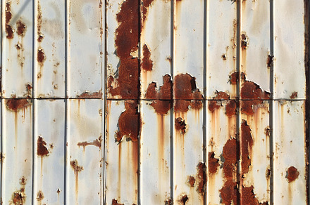 Rusty metal background with streaks of rust. Corroded metal background. Rust st, an Abstract Photo by Red Hot Chili Pepper Shop