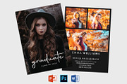 Graduation Announcement Template, a Card Template by Designscozy (Thumbnail 2 of 5)