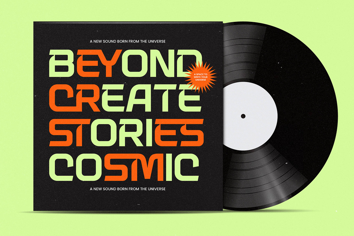 Digital Galaxy Futuristic Font, a Sans Serif Font by timelesstype.co (Photo 17 of 20)