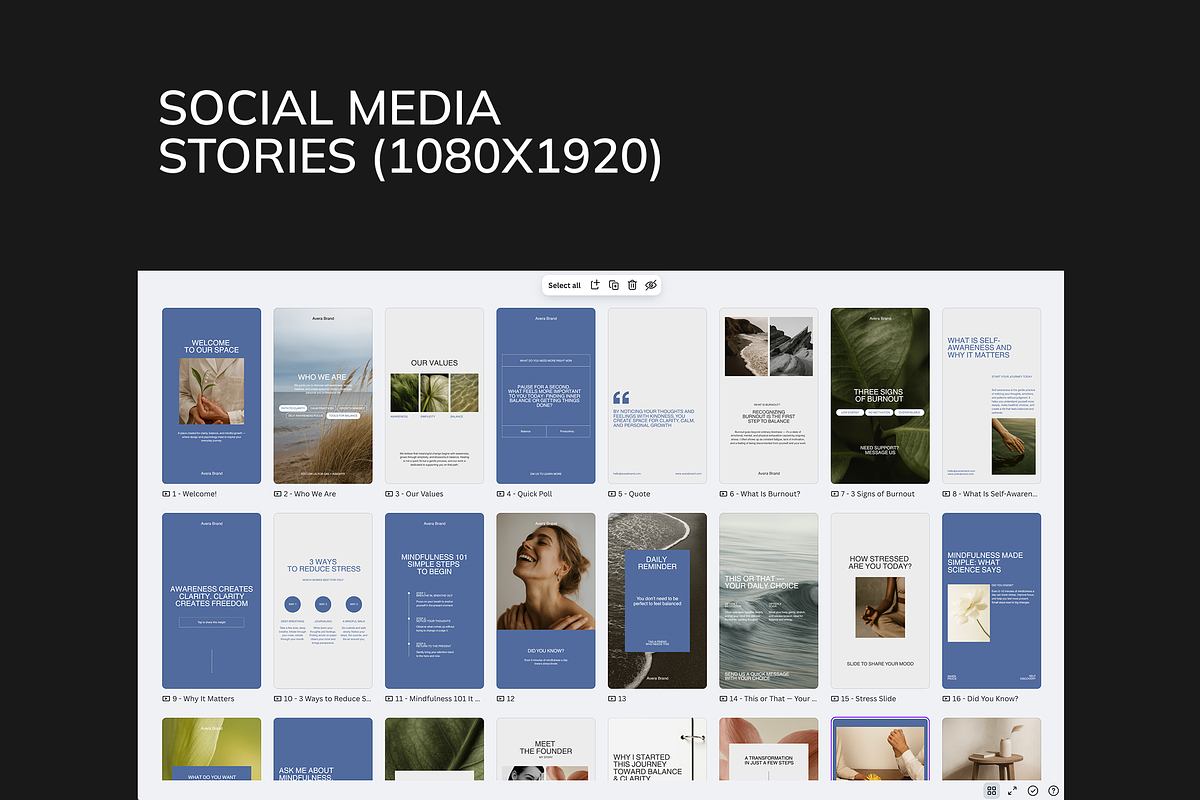 60 Social Media Instagram Templates, a Social Media Template by AnaGrids (Photo 7 of 11)