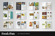 Food&Fun Magazine InDesign Template, a Magazine Template by Mate Toth (Thumbnail 2 of 5)