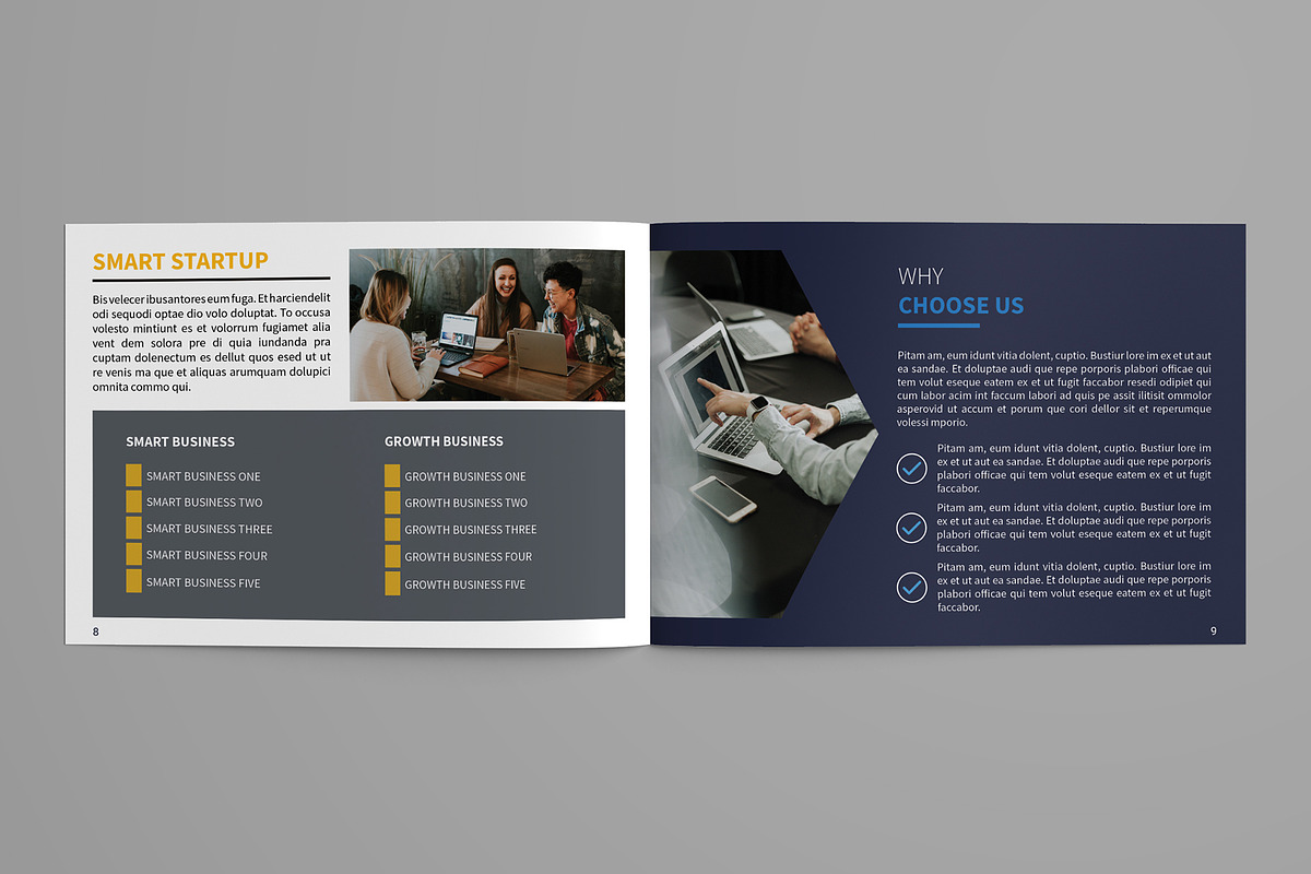 A5 Simple Brochure, a Brochure Template by BoriesBechker (Photo 4 of 9)