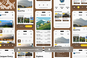 Earthora- Camping & Hiking Mobile Ap, an App Template by twinstd (Thumbnail 3 of 5)