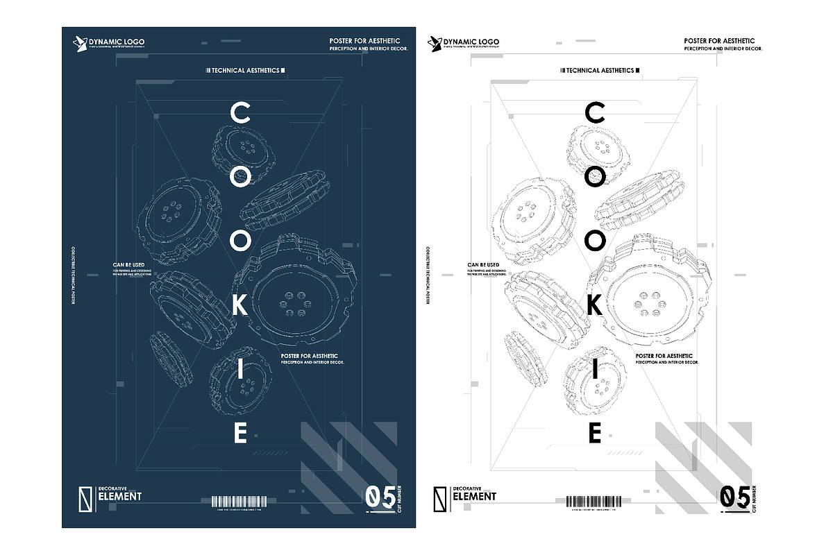 Futuristic Tech Posters, a Food Illustration by Andrew_Derr (Photo 6 of 15)