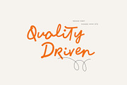 Rousie Font, a Script Font by vuuuds (Thumbnail 9 of 9)