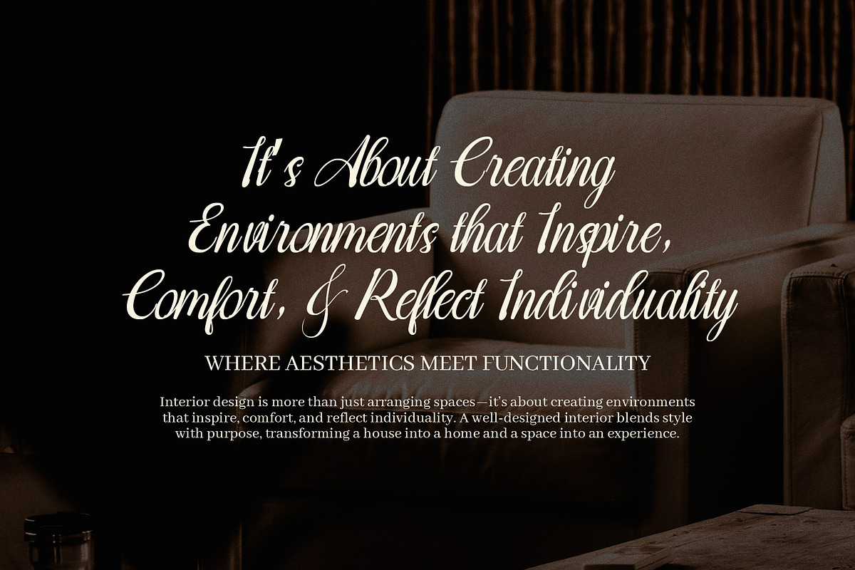 Andyra Script Font, a Script Font by Elegant Font (Photo 5 of 8)