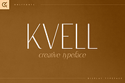 Kvell - elegant display typeface, a Serif Font by Only Fonts (Thumbnail 1 of 10)