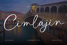 Cimlajin – Handwritten Font