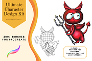 Character Design-Procreate Brushes, a Brush Add-On by MissPerfectKaos (Thumbnail 1 of 16)