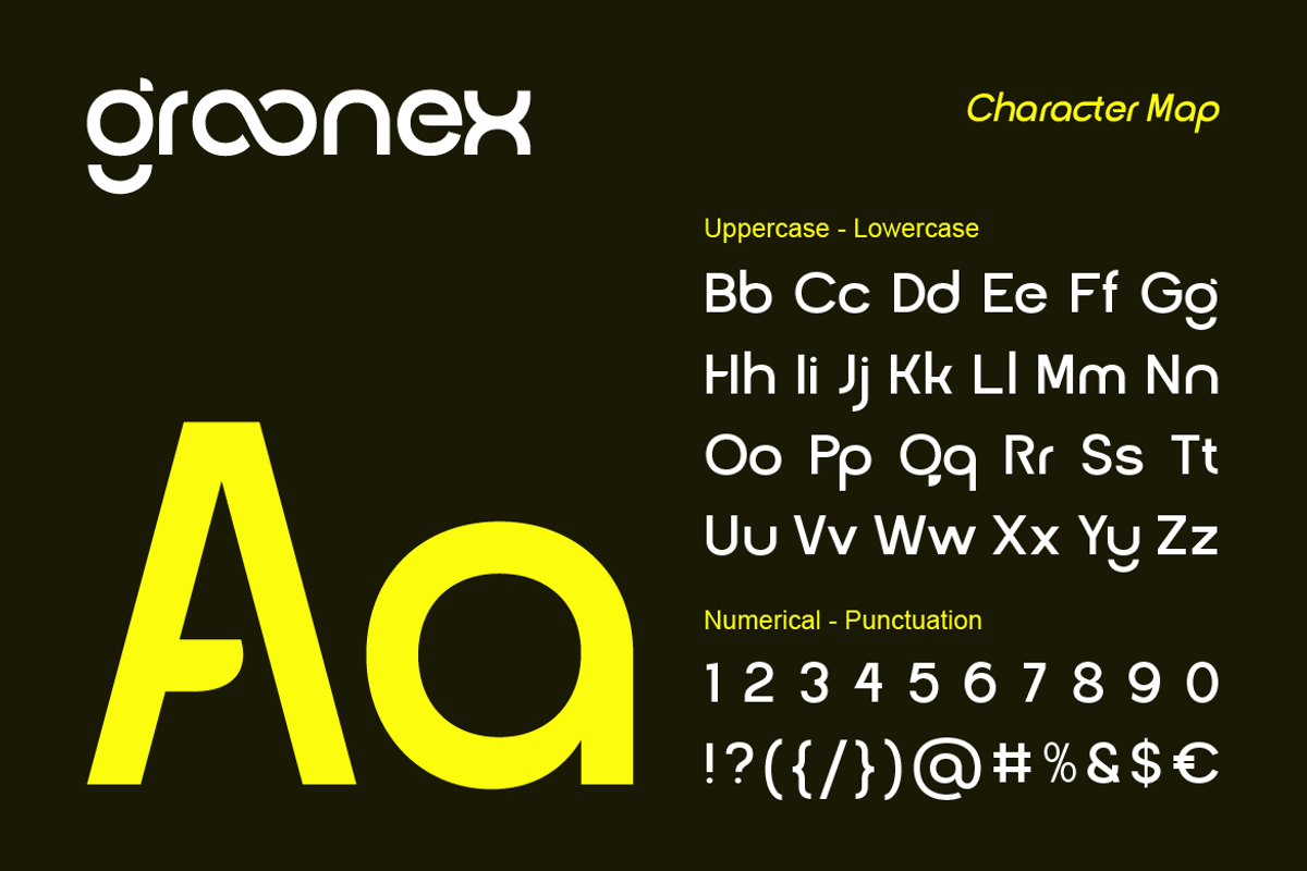 Groonex, a Sans Serif Font by Burntilldead (Photo 2 of 10)