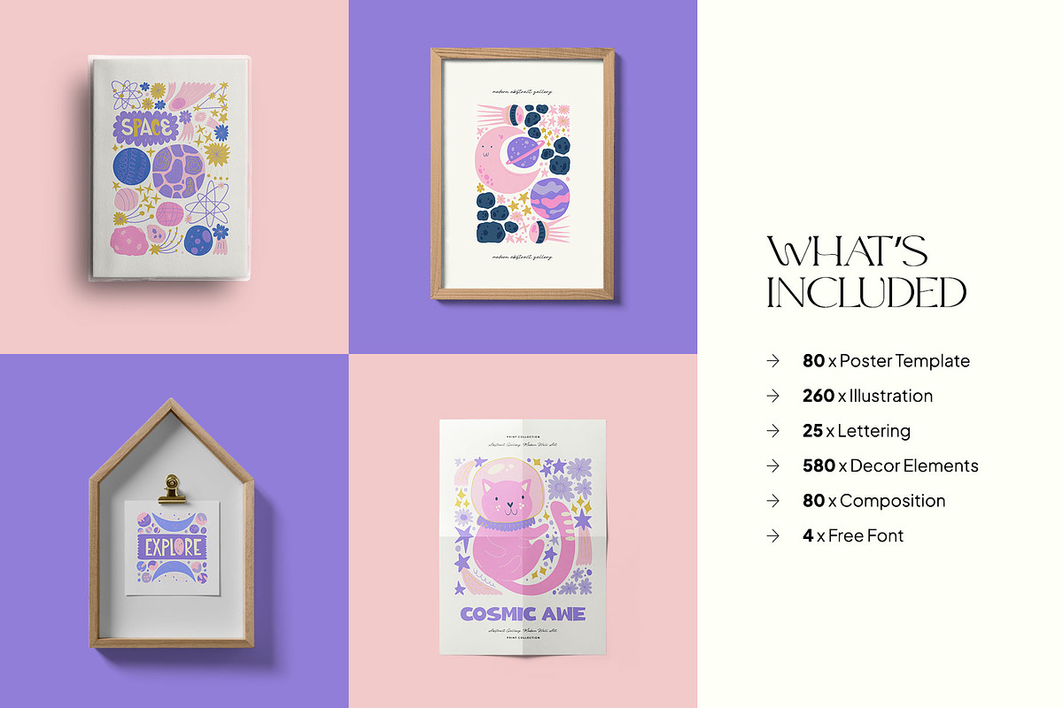 Modern Space | Wall Art Creator, an Object Graphic by Leleka.Store (Photo 3 of 17)