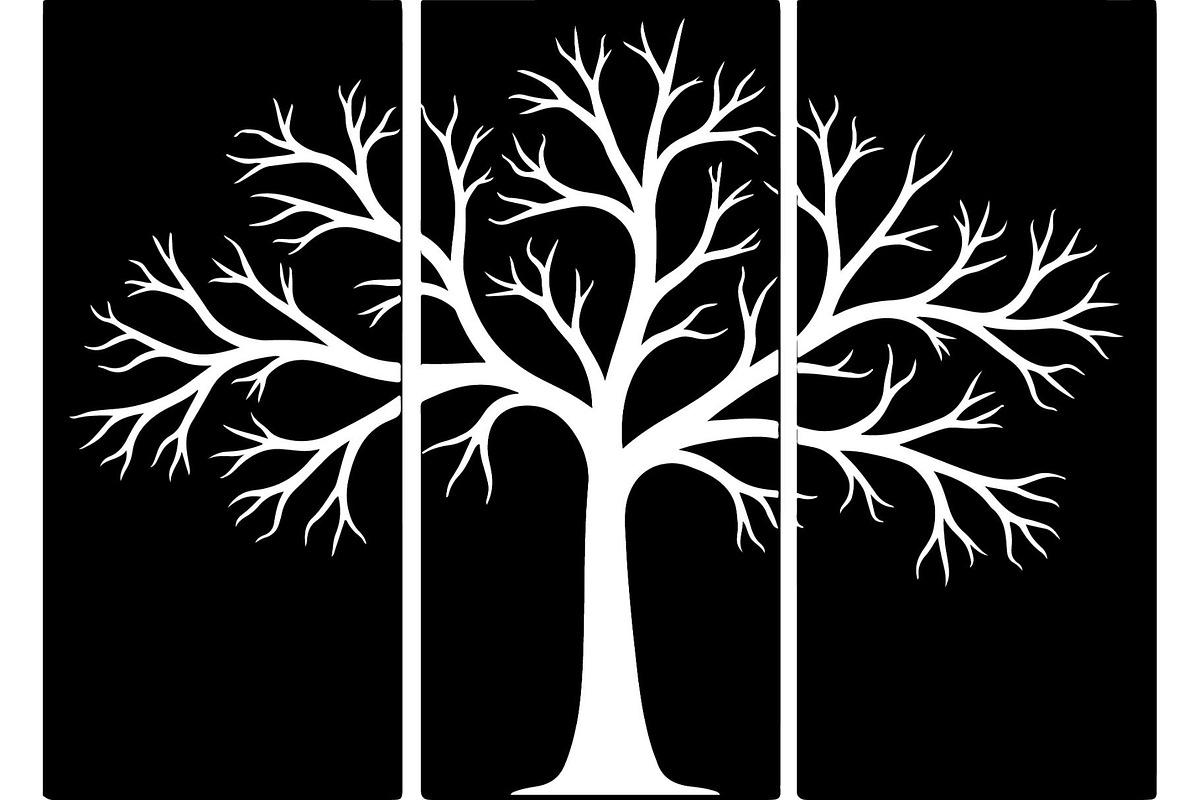 Leafless Tree Silhouette SVG Bundle, an Object Graphic by Designer_Momina (Photo 8 of 20)