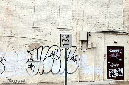 Graffiti on a wall featuring graffiti, wall, and city