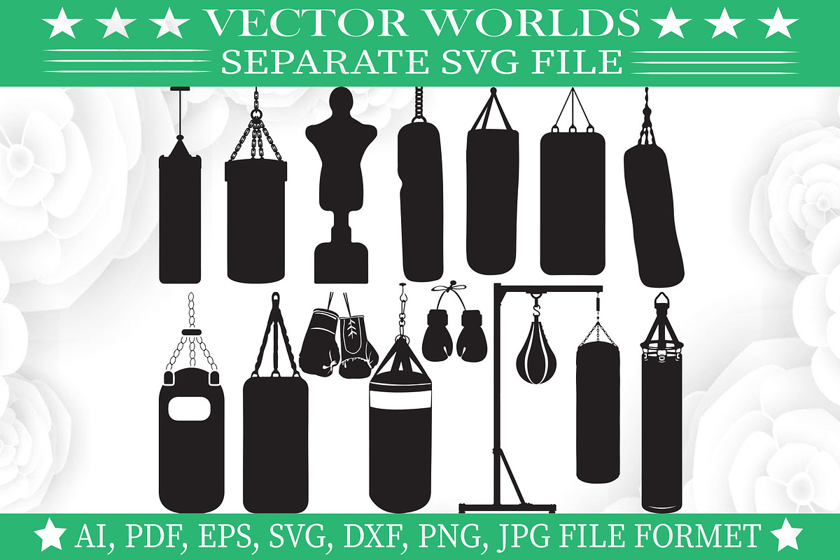 Boxing Bag Svg, Boxing, Bag Svg, an Object Graphic by VectorWorlds (Photo 2 of 3)