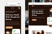 Coffee Cup - Cafe Framer Template, a Landing Page Template by Basa Creative (Thumbnail 2 of 6)