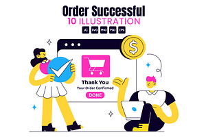10 Order Successful Illustration, a Finance Illustration by denayunebgt