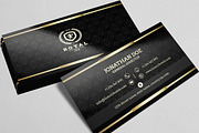 Gold and Black business card #40, a Business Card Template by GraphicsEgg (Thumbnail 2 of 3)