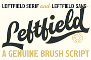 Leftfield Script, Sans & Serif, a Serif Font by Fenotype (Thumbnail 1 of 9)