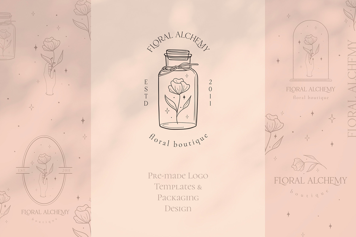 Pre-made Logo Template + Packaging, a Branding & Logo Template by Olya Creative (Photo 1 of 10)