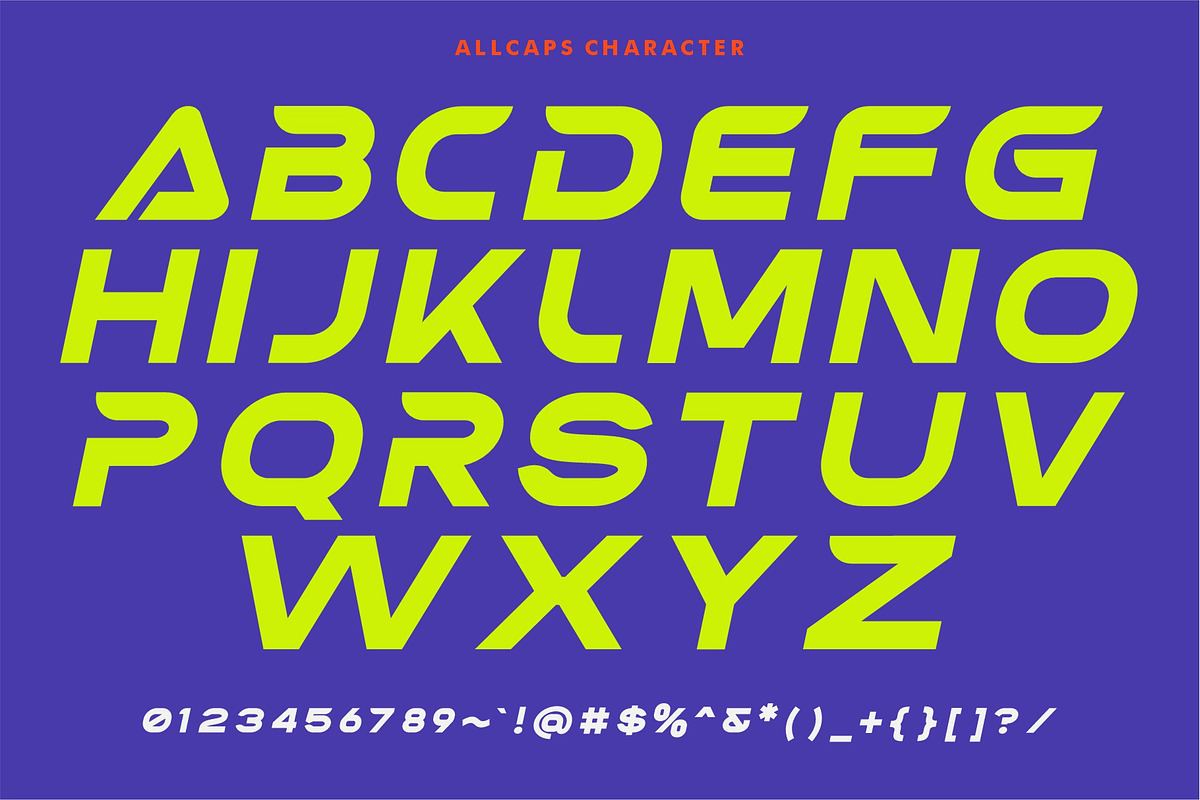 Geardive - Futuristic Sporty Typefac, a Sans Serif Font by Bentype Studio (Photo 3 of 6)
