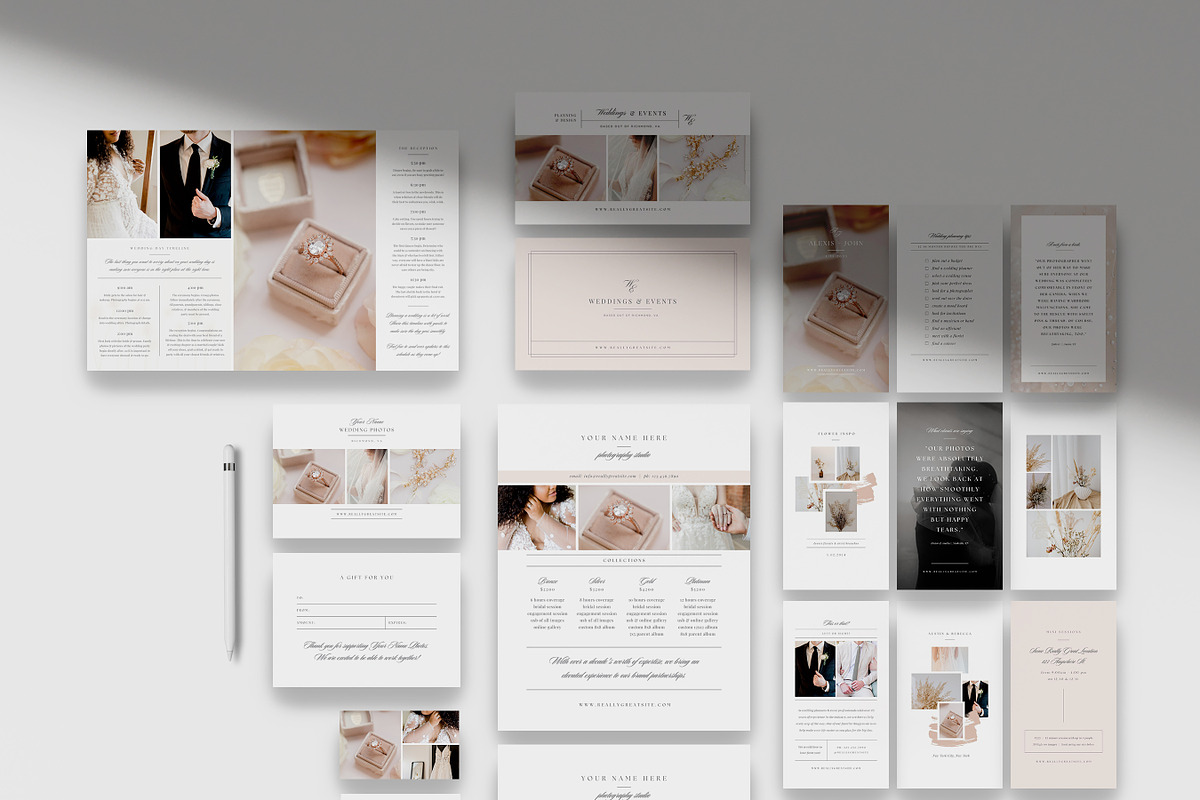 Photographer Marketing Bundle, a Presentation Template by roselindoco (Photo 2 of 3)