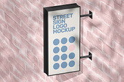 Street Sign Mockup (32 PSD Scenes), an Advertising Mockup by Traint (Thumbnail 29 of 50)