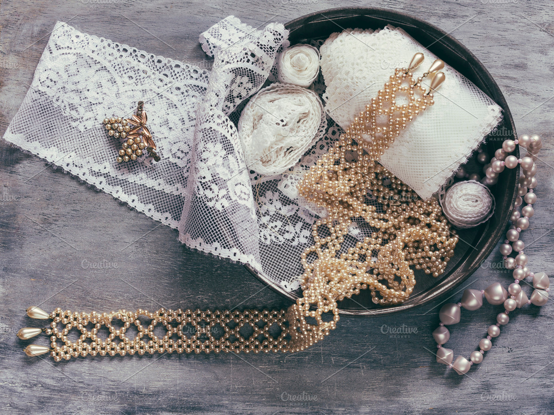 Pearls & Lace, a Beauty & Fashion Photo by LidiaP