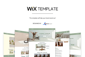 Candle Store Website for Wix