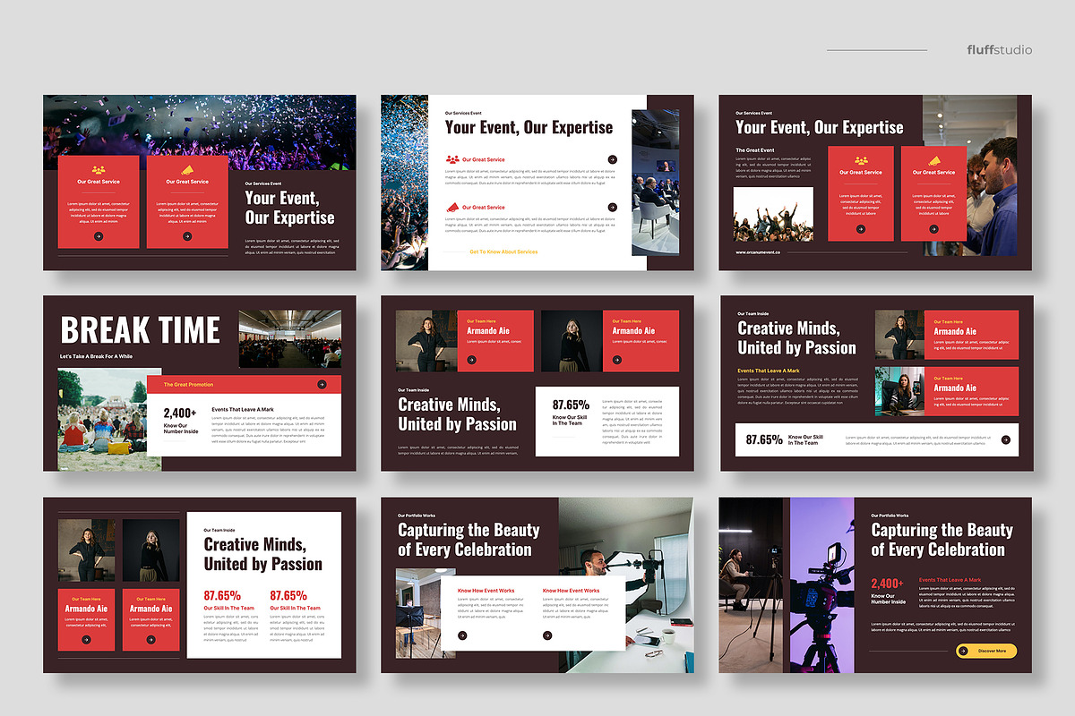 Event Organizer & Planner Slides, a Presentation Template by fluffstudio (Photo 3 of 4)