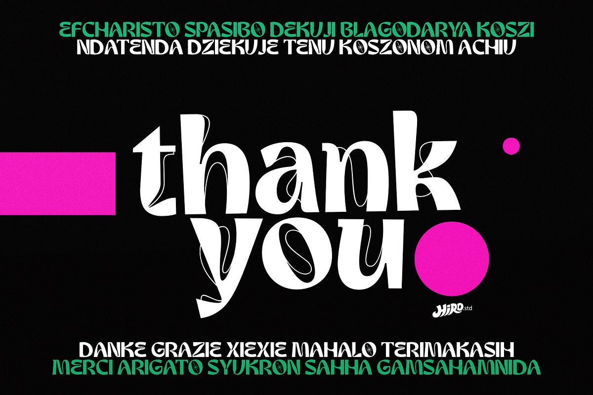 Hey Folks - Display Typeface, a Font by HIRO.std (Photo 10 of 10)