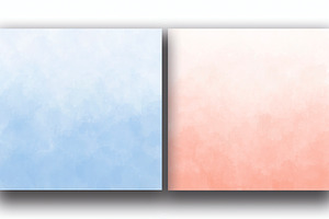 Colored Ombre Watercolor Backgrounds