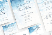 Watercolor Blue Winter Wedding Set, an Invitation Template by Kolorata Art (Thumbnail 5 of 5)
