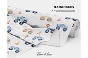 Truck Racing seamless pattern boy, a Pattern Graphic by Milatoo (Thumbnail 4 of 5)