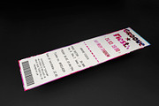 Multipurpose Vertical Event Ticket, an Invitation Template by Konakchiev (Thumbnail 3 of 3)