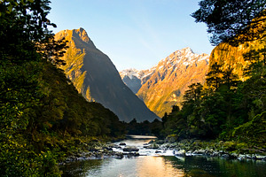 Mountain Valley Milford Track, a Nature Photo by THP Creative
