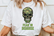 Camo Skull Halloween Sublimation, an Illustration by DreamCafeArt (Thumbnail 4 of 6)